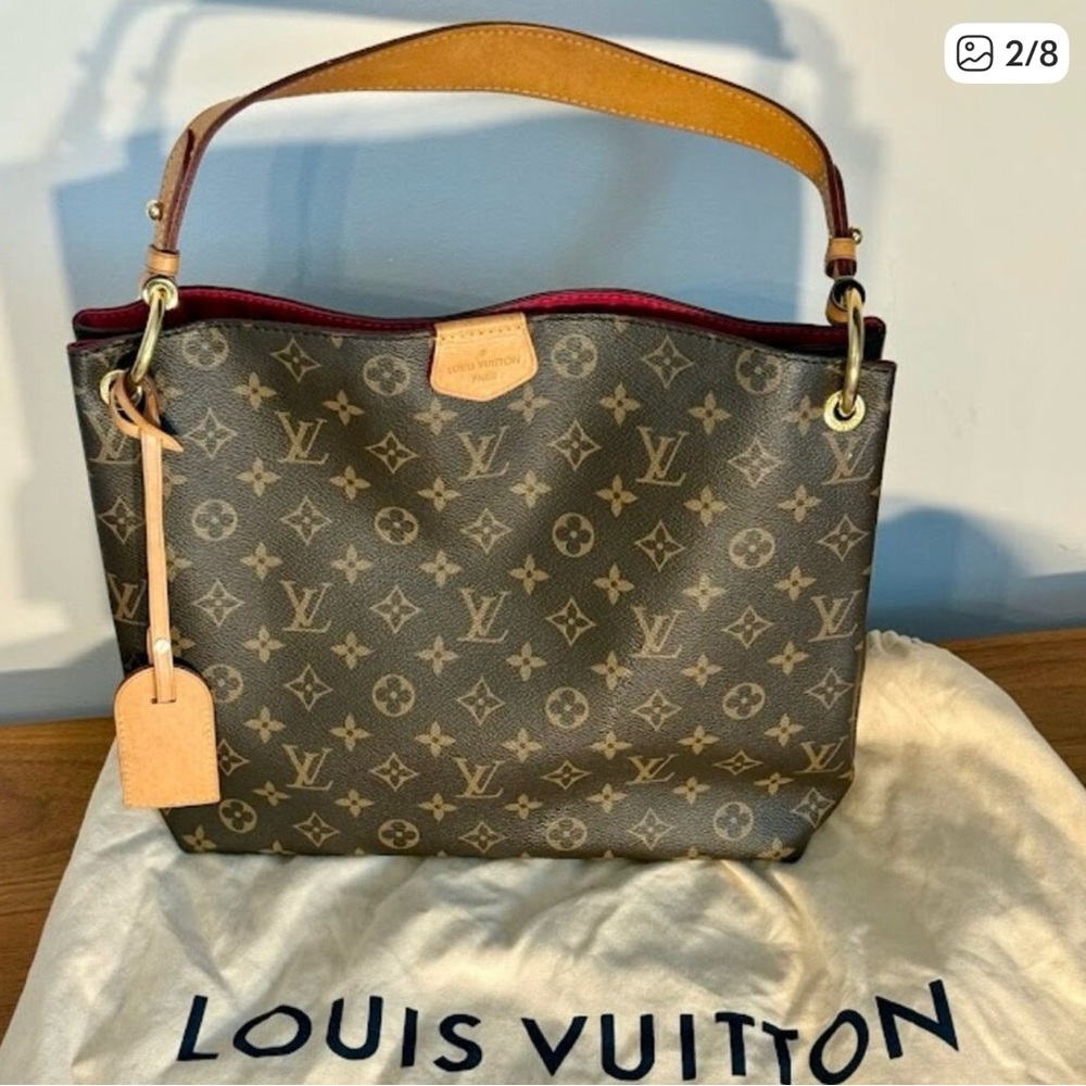 Louis Vuitton Graceful PM Monogram Canvas Shoulder Bag - Picture 2 of 9